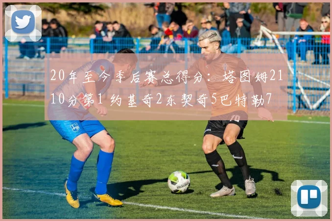 20年至今季后赛总得分：塔图姆2110分第1 约基奇2东契奇5巴特勒7